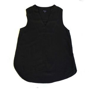 Madewell black sleeveless Blouse
